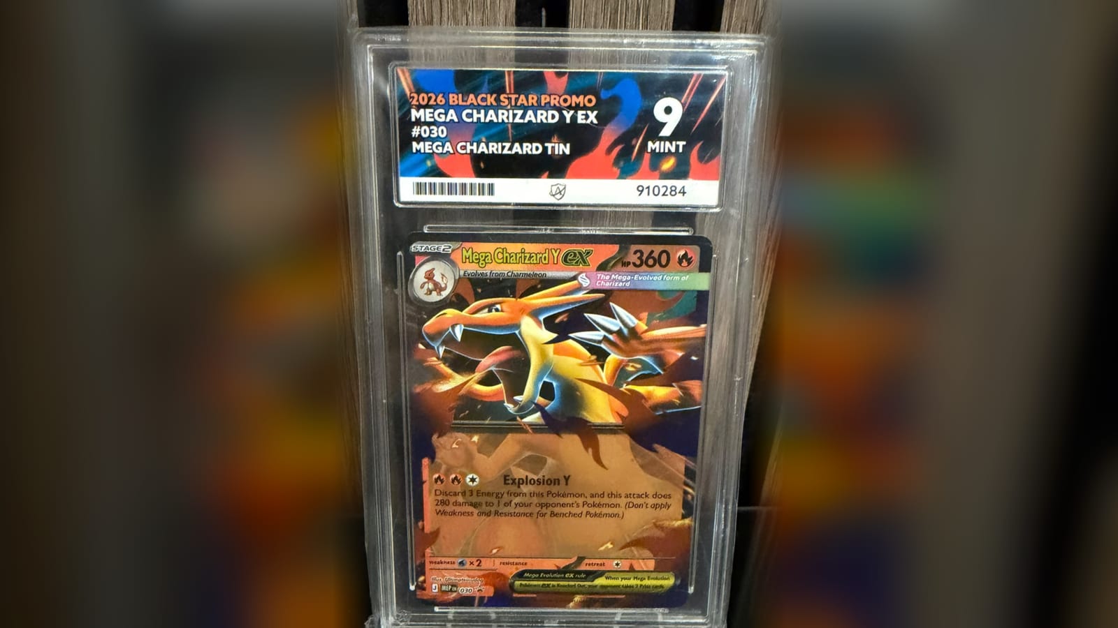 Mega Charizard Y ex — Graded 9 Mint